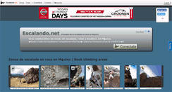Desktop Screenshot of escalando.net